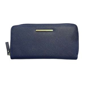 Purple Crosshatched Wallet